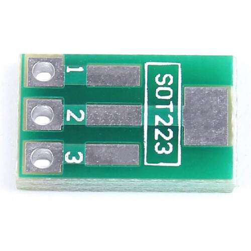 100Pcs SOT89 SOT223 To DIP PCB Transfer Board Pin 2