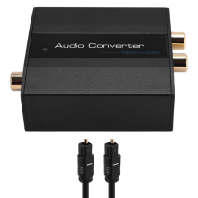 Optical to Converter Audio Digital Analog Coaxial