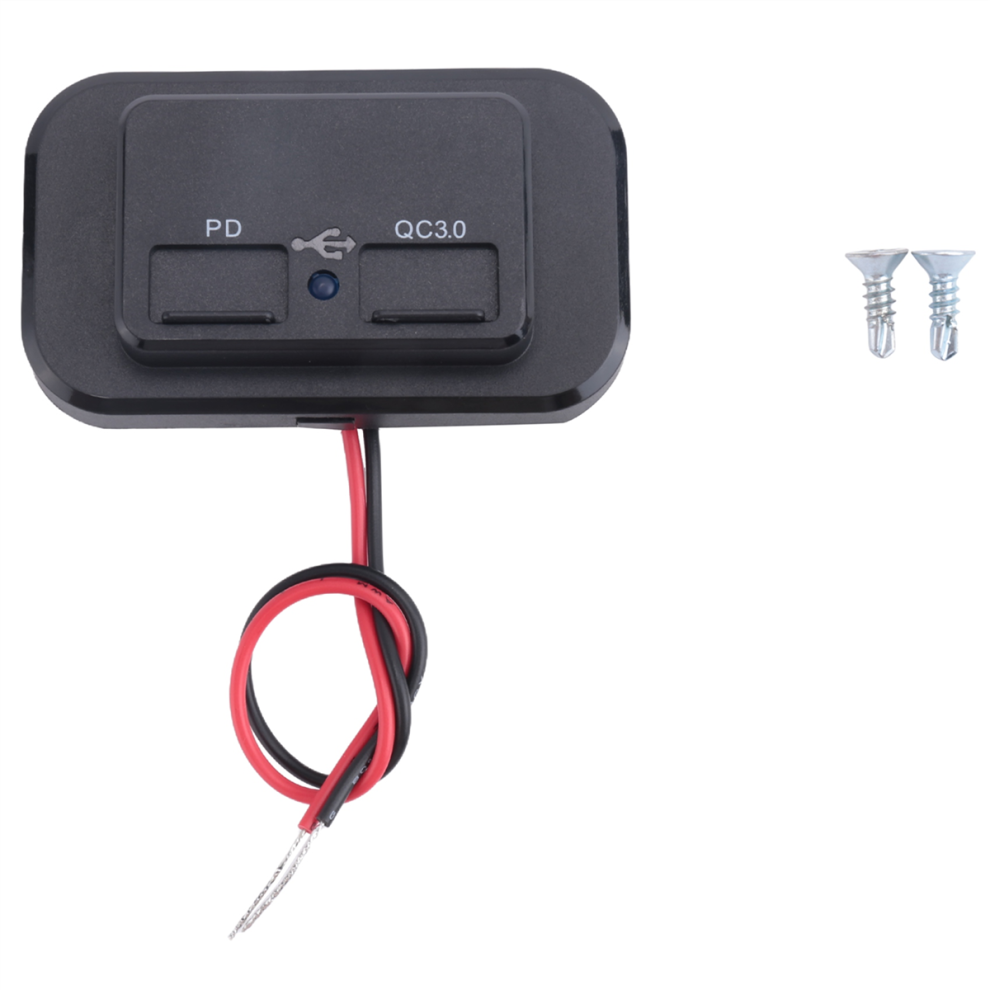 Usb+Pd Car Charger Socket 12V/24V Usb Charging Spl 4851982232332