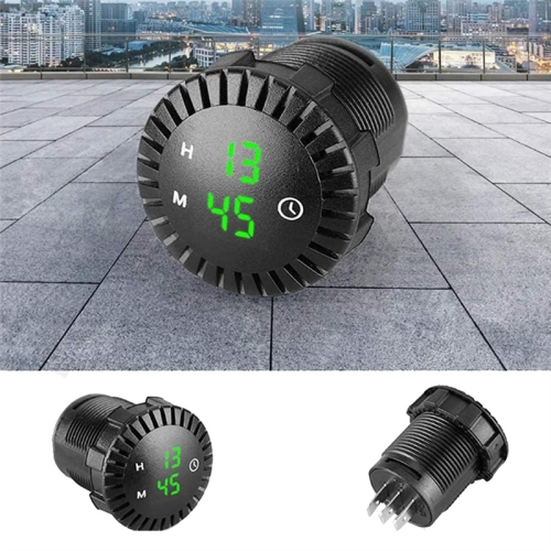 Automotive LED Electronic Clock Digital Display Ta 2