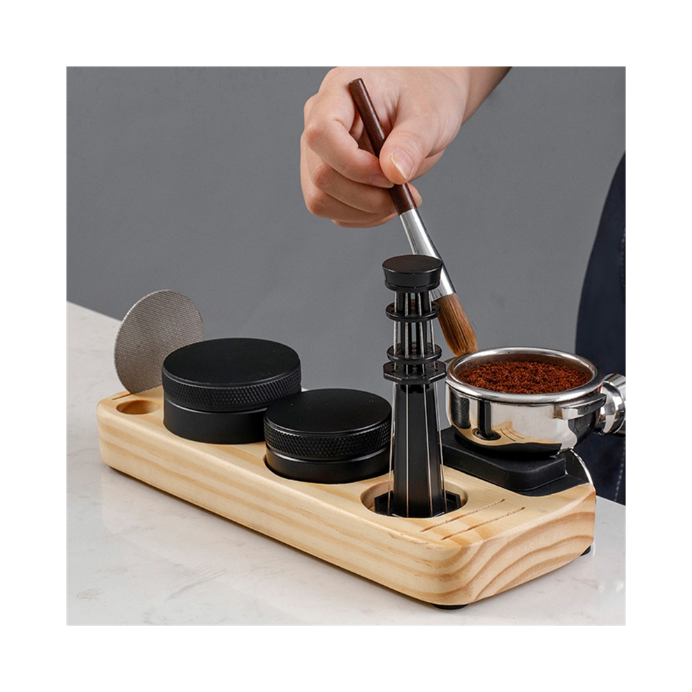 Semoic Coffee Tamper Holder Station Portafilter Portable