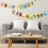 105Pcs 6 Inch Colorful Paper Photo Frames Set for 6