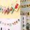 105Pcs 6 Inch Colorful Paper Photo Frames Set for 4