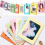 105Pcs 6 Inch Colorful Paper Photo Frames Set for 7