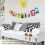 105Pcs 6 Inch Colorful Paper Photo Frames Set for 5