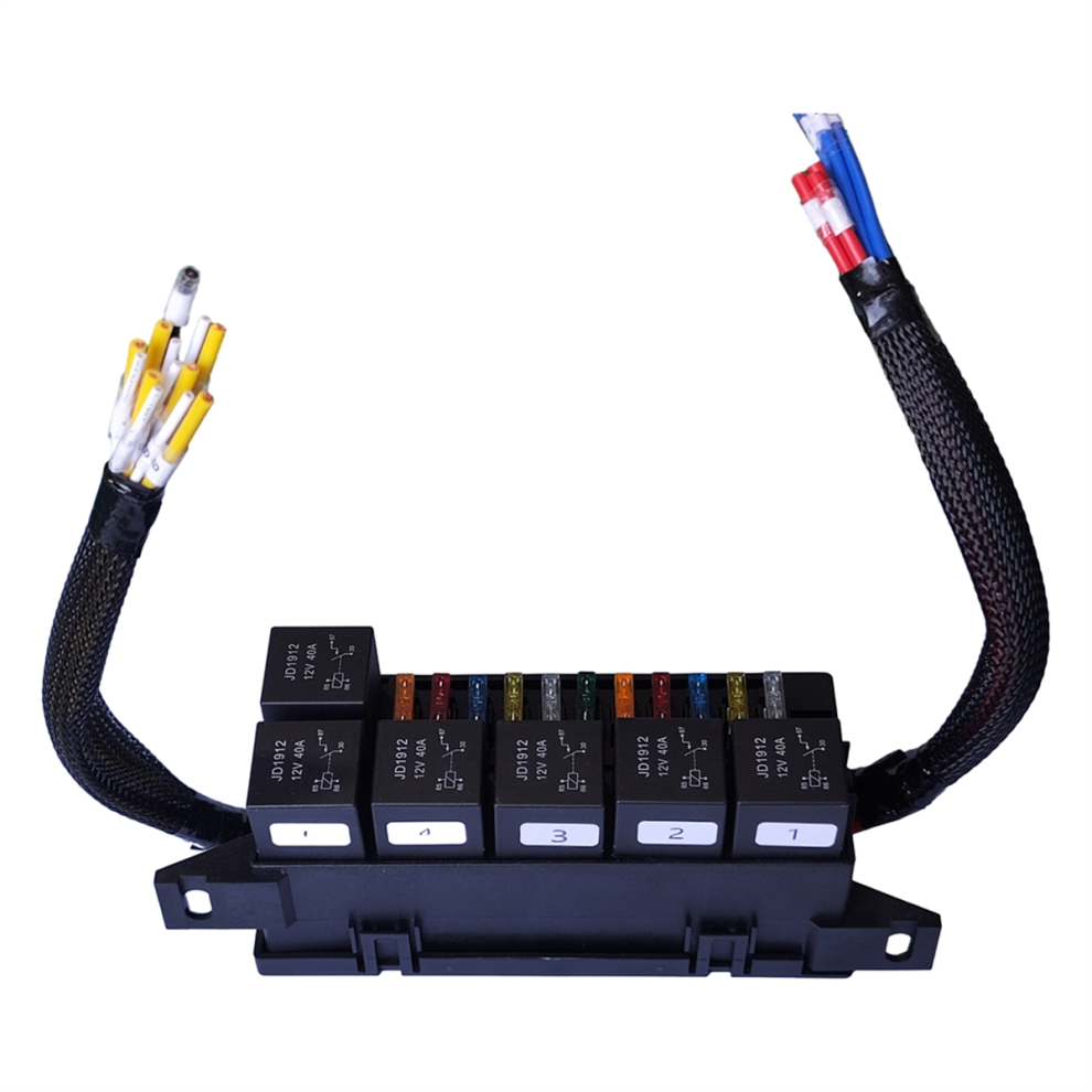 Fuse Relay Box Pre-Wired And With 6 Relays 11 Way 4851982243505