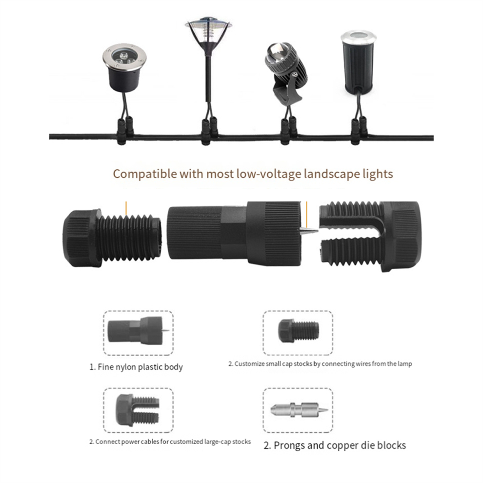 10Pc Wire Connector Landscape Lighting Connectors 4851982244397
