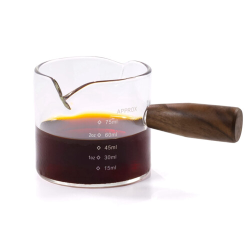 Colored Espresso Shot Glass Double Spouts, Measuri 2
