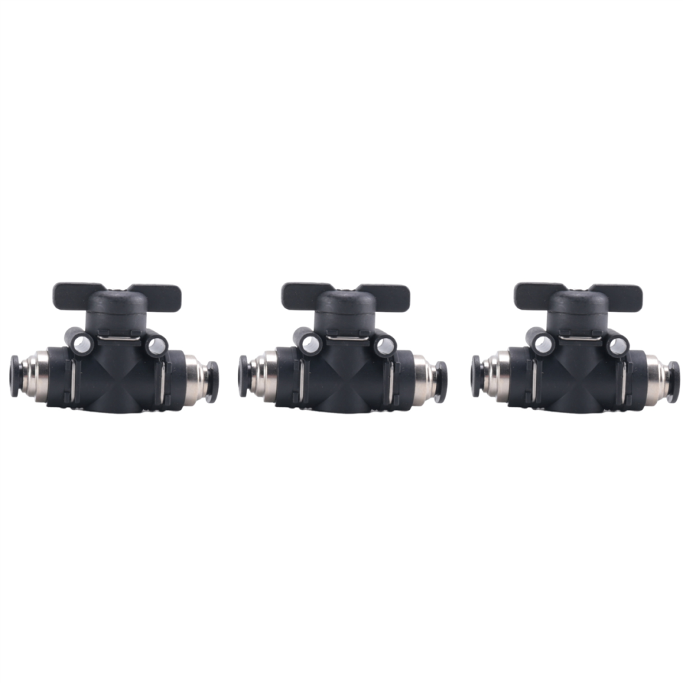 6Mm Push Connect Valve Ball Air Flow Control Quick 4851982245578