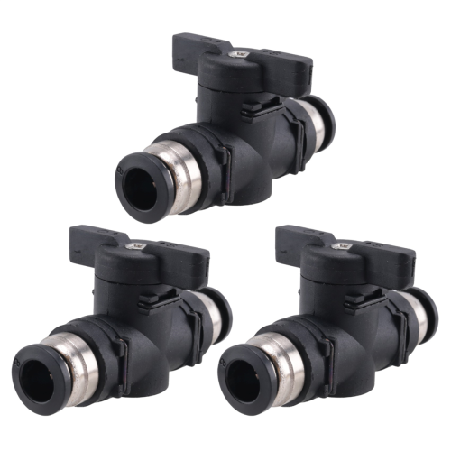 8mm Push Connect Valve Ball Air Flow Control Quick 2