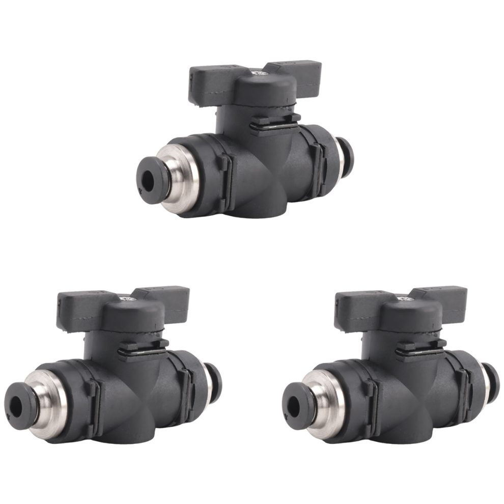 4Mm Push Connect Valve Ball Air Flow Control Quick 4851982245561