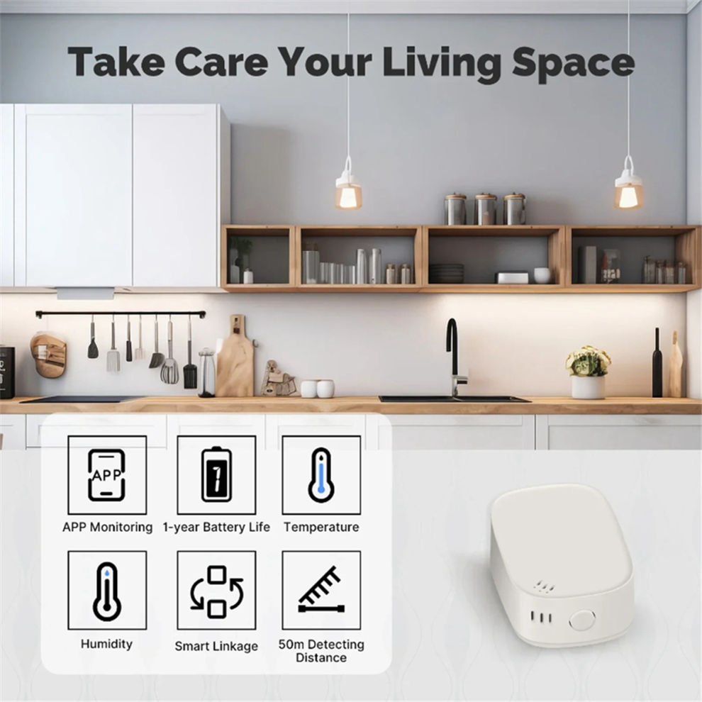 Semoic Tuya Zigbee Smart Temperature Humidity Sensor Indo