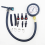 Automobile Fuel System Gasoline Pressure Gauge Mot 3