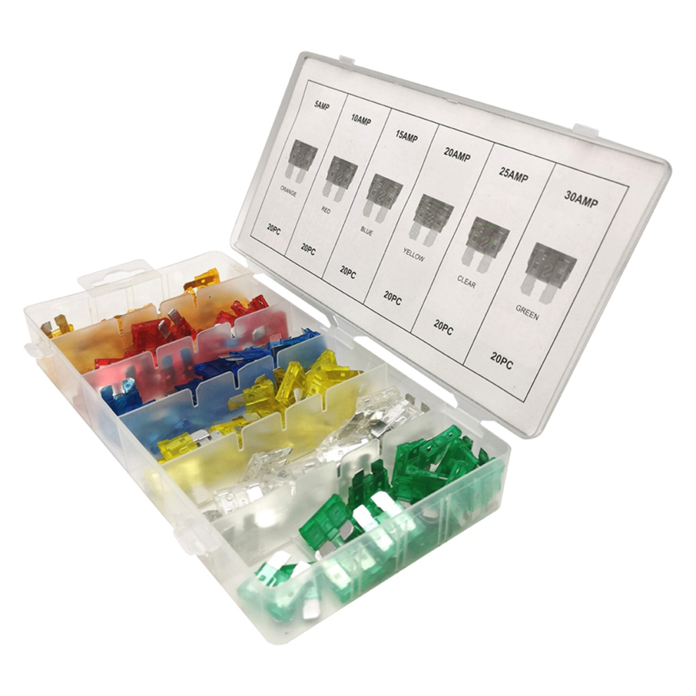 120Pcs Fuse Car Kit Assorted Auto Truck Standard B 4851982248623