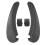1Pair Car No. 2 Seat Back Handle for Prado 02-09 7 11