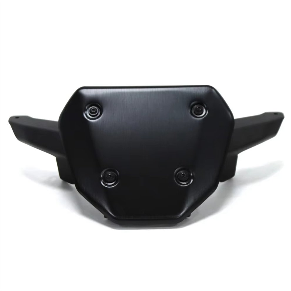 Motorcycle Windshield Windscreen Visor Wind Screen Black 4853835471257