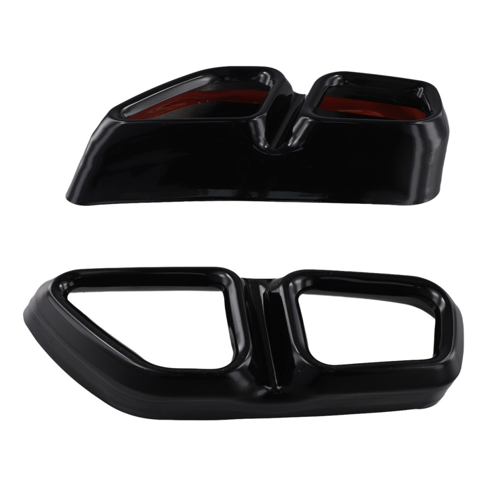 1 Pair Car Tail Exhaust Pipe Outlet Muffler Cover Black 4853835479185
