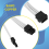 9-Inch Braided Extension Cable Kit Basic for PC Ca 9