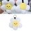 Llavero suave de girasol de 14 cm, peluche de algodón PP 10