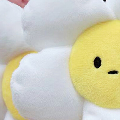 Llavero suave de girasol de 14 cm, peluche de algodón PP 2