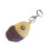 Porte-clé peluche patate douce; clip doré; coton PP 11