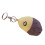 Porte-clé peluche patate douce; clip doré; coton PP 8