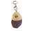 Porte-clé peluche patate douce; clip doré; coton PP 2
