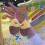 Porte-clé peluche patate douce; clip doré; coton PP 3