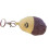 Porte-clé peluche patate douce; clip doré; coton PP 7