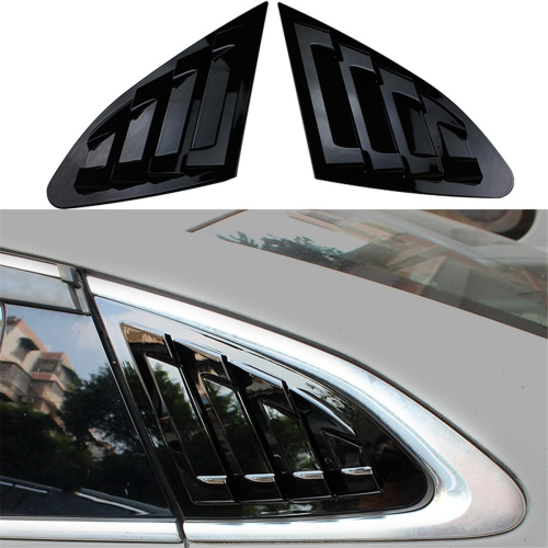 Car Rear Window Shutter Cover Trim Louver Side Ven 2