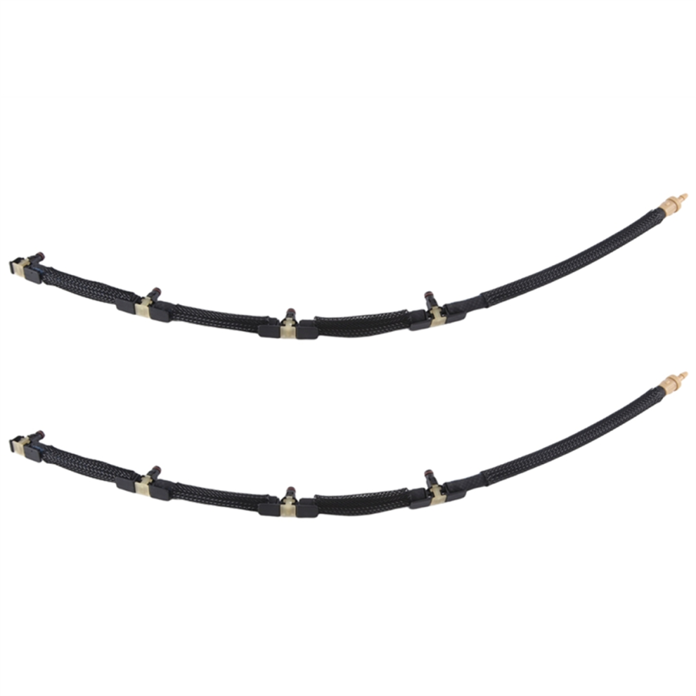 2Pcs 03L130235ad Return Line Hose Tank Pipe Inject Black 4853835488873