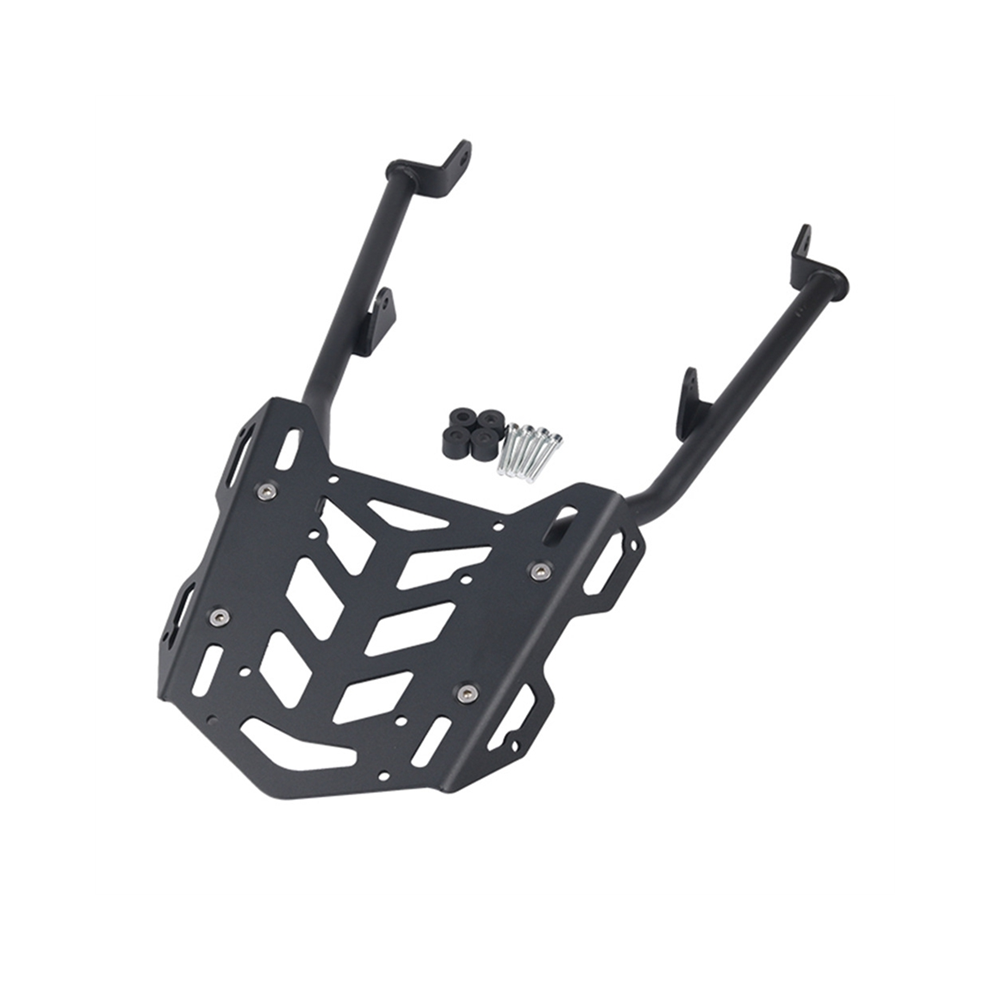 Motorcycle Rear Rack Luggage Carrier Shelf Top Box Black 4853835495710