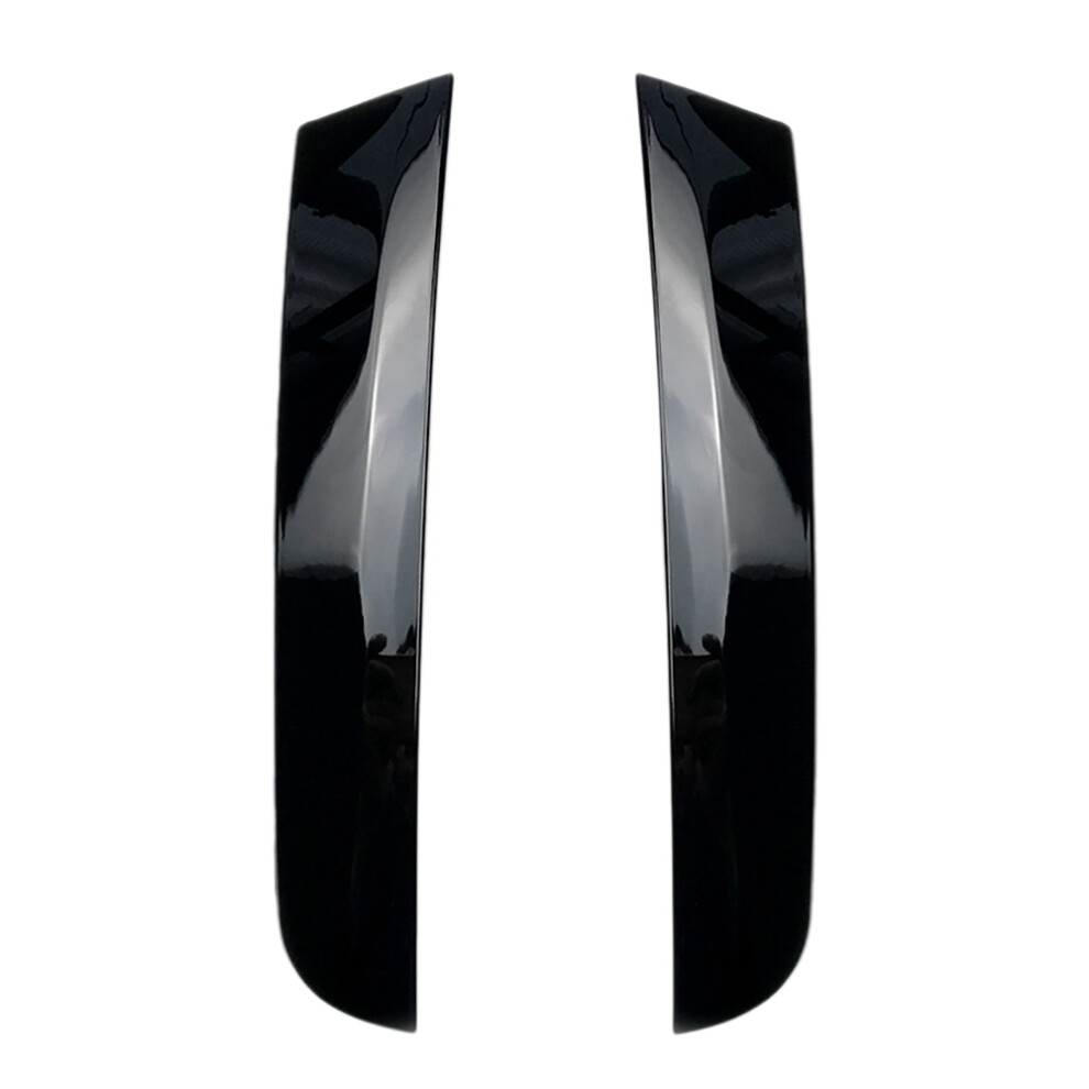 Abs Glossy Vertical Rear Window Side Spoiler Black 4853835497110