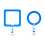 Fish Feeding Ring Floating Food Feeder Circle with 2