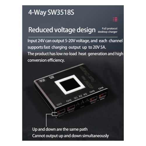 4 Way Full Protocol Desktop Charger Multi-Function