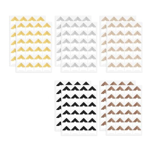 240 Pieces Photo Corners for Scrapbooking, Gold Co