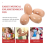 Wood Egg Shakers Set, 4Pcs Hand Percussion Unfinis 6