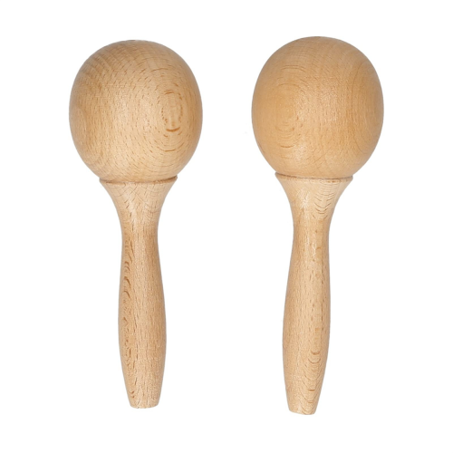 Beech Maraca, Percussion Instrument Wooden Maraca