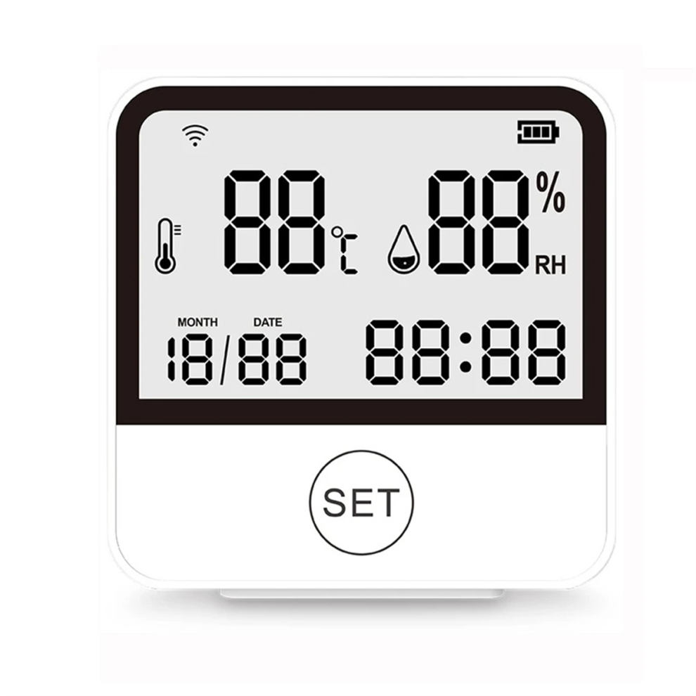 Tuya Smart Wifi Temperature And Humidity Sensor In 4851982257205