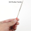 10Pcs Round Diamond Needles File, 3mm X 140mm Need 4