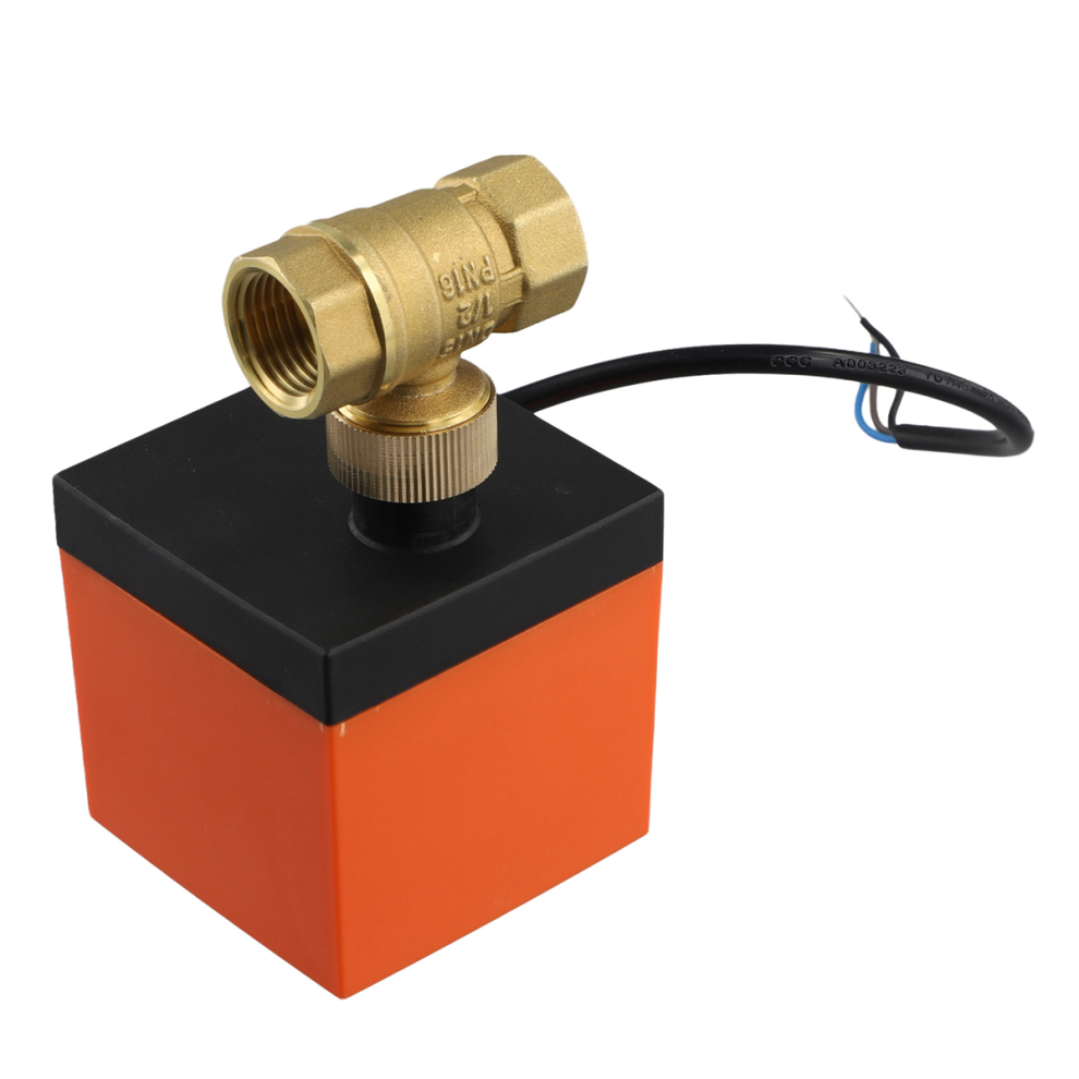 Photos - Tap / Valve / Fitting AC 220V Brass Electric Thread Ball Valve 2-Way 3-W