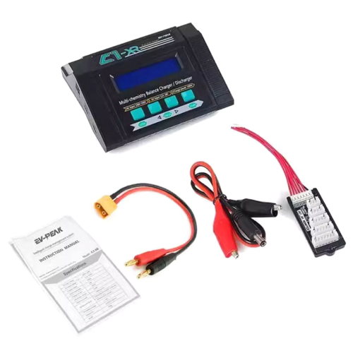 C1XR Balance Charger 100W 10A 1-6S Dual Input with 1