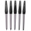 5Pcs Plastic Handle Metal Double Sided Nail Files 3