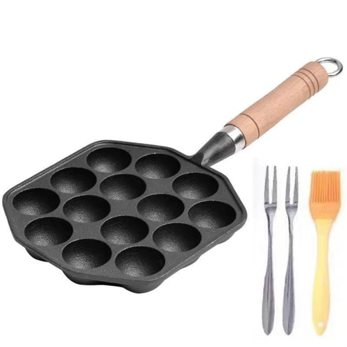 14Holes Non Stick Takoyaki Maker Octopus Ball Baki 2