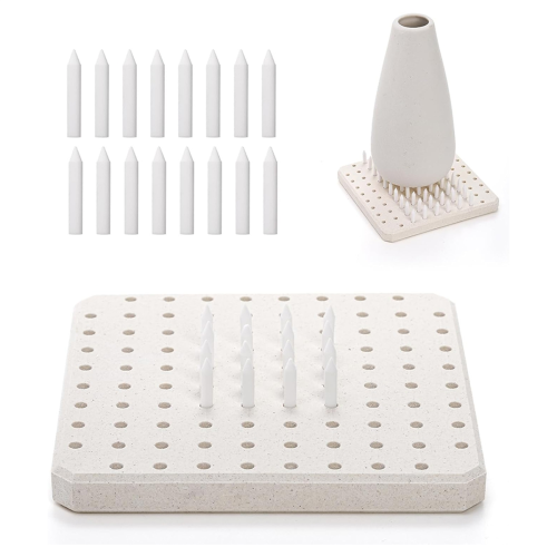 Kiln Tilt Support Nail Pottery Firing Pad, Ceramic 1