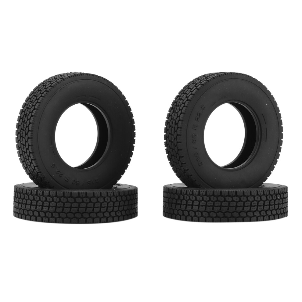 4Pcs 1.55 Tires Tyre For 1/14 Rc Trailer Tractor T 4851982269116