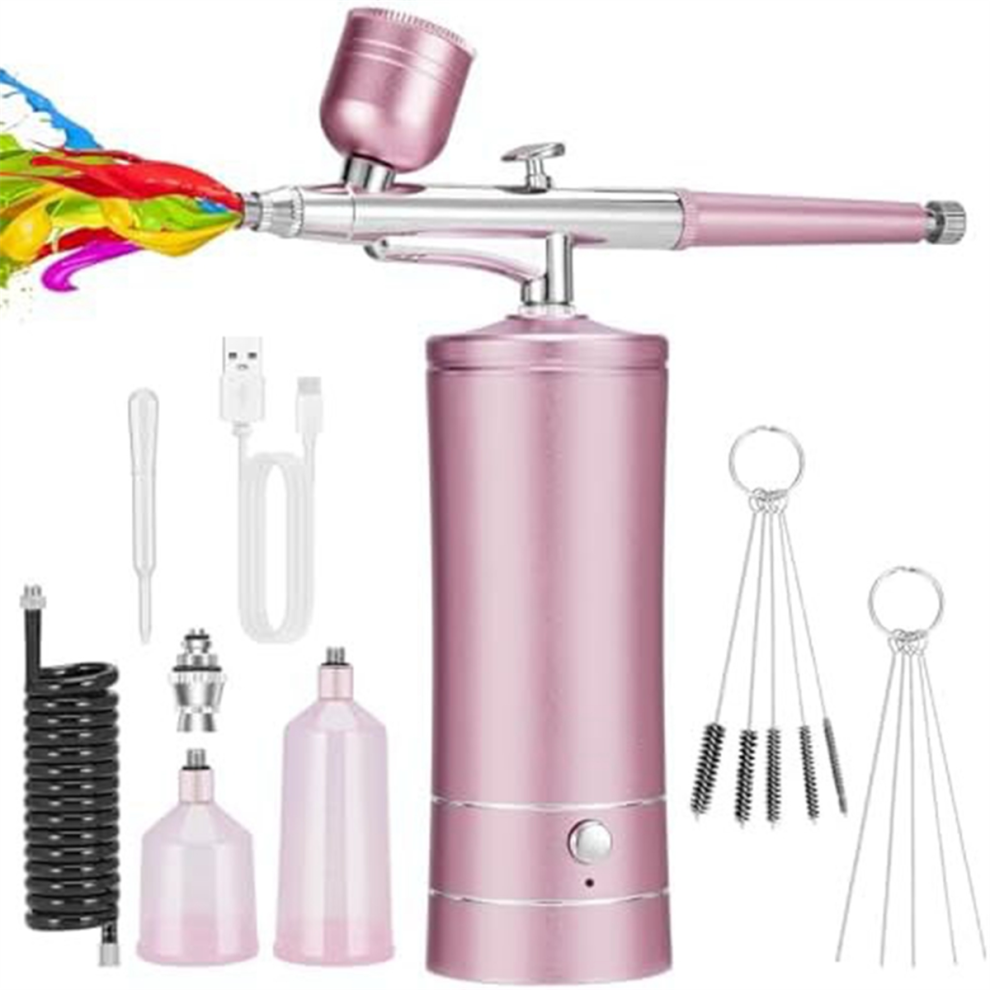 Airbrush Kit Cordless Rechargeable Compressor Set, 4851982266009