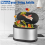 Mini Trash Can with Lid, 4L Small Kitchen Compost 6