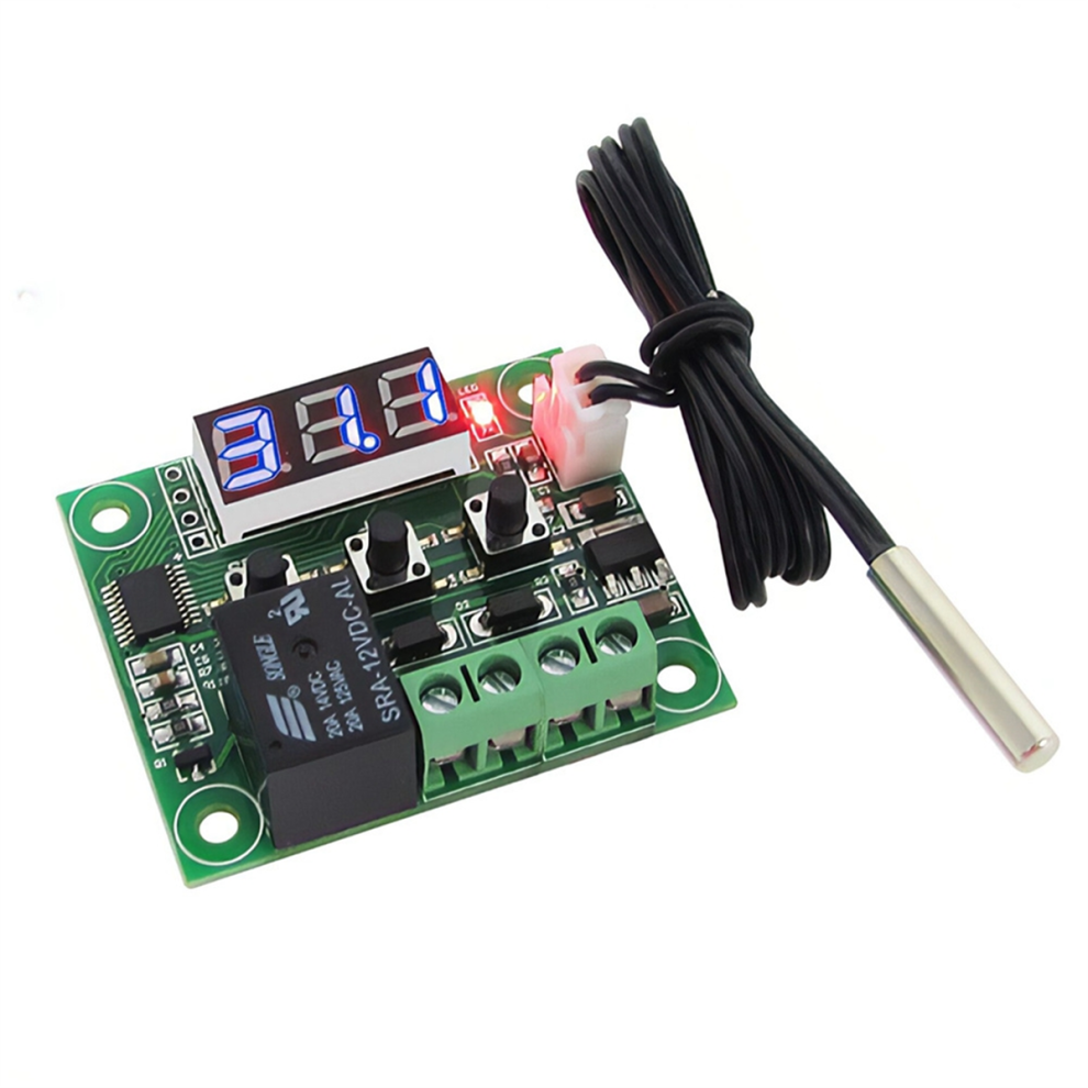 2Pcs W1209 Temperature Controller Module with Case