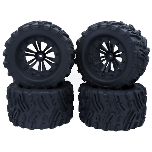 4PCS 125mm 1.9 Beadlock Wheel Rim Tire Set for 1/1 1